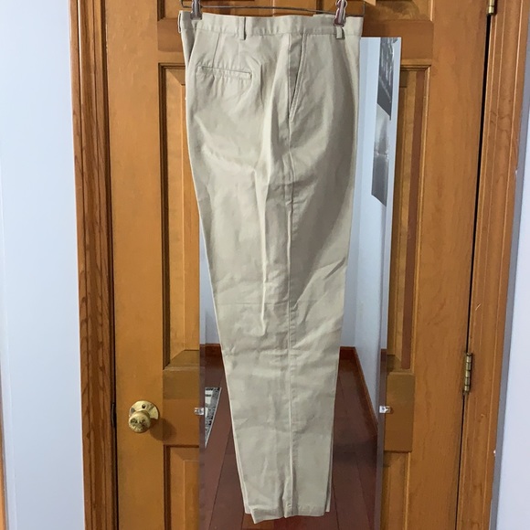 Lands’ End Misses Size 16 Short Cotten Chinos Natural Fit - Picture 2 of 8